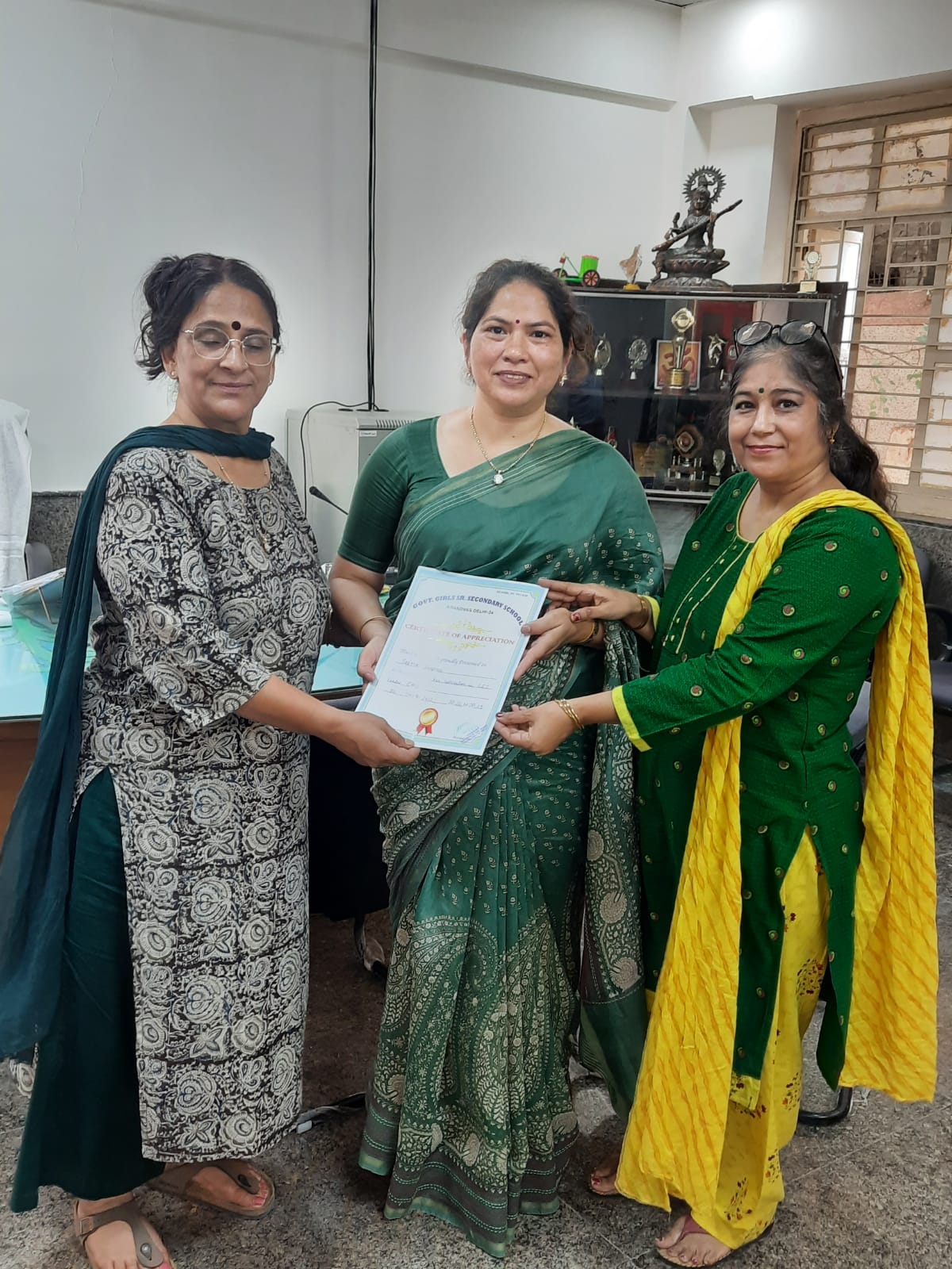 Honoring as an Entrepreneur in govt girls school