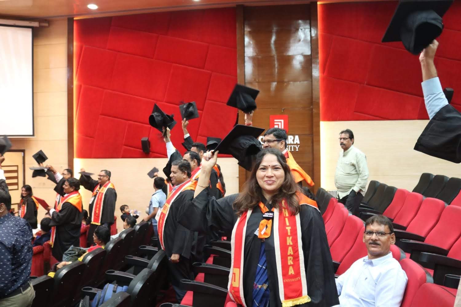 Convocation on completing MBA in Insurance n Finance